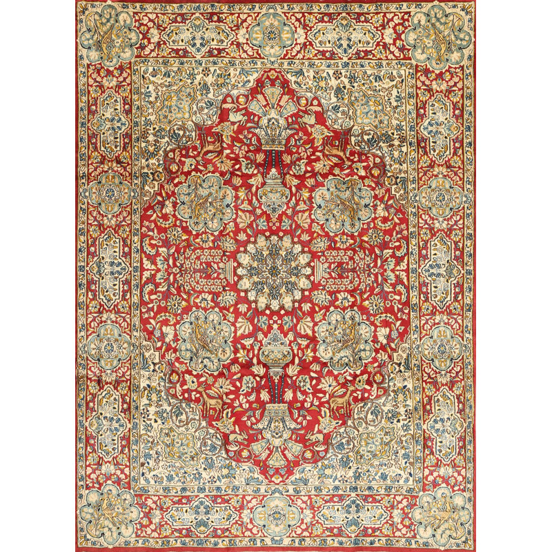 Bloomsbury Market Traditional Red/Green Area Rug Wayfair